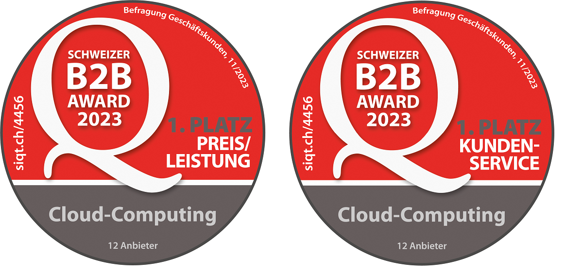 Swiss B2B Award 2023 Best Client Services_