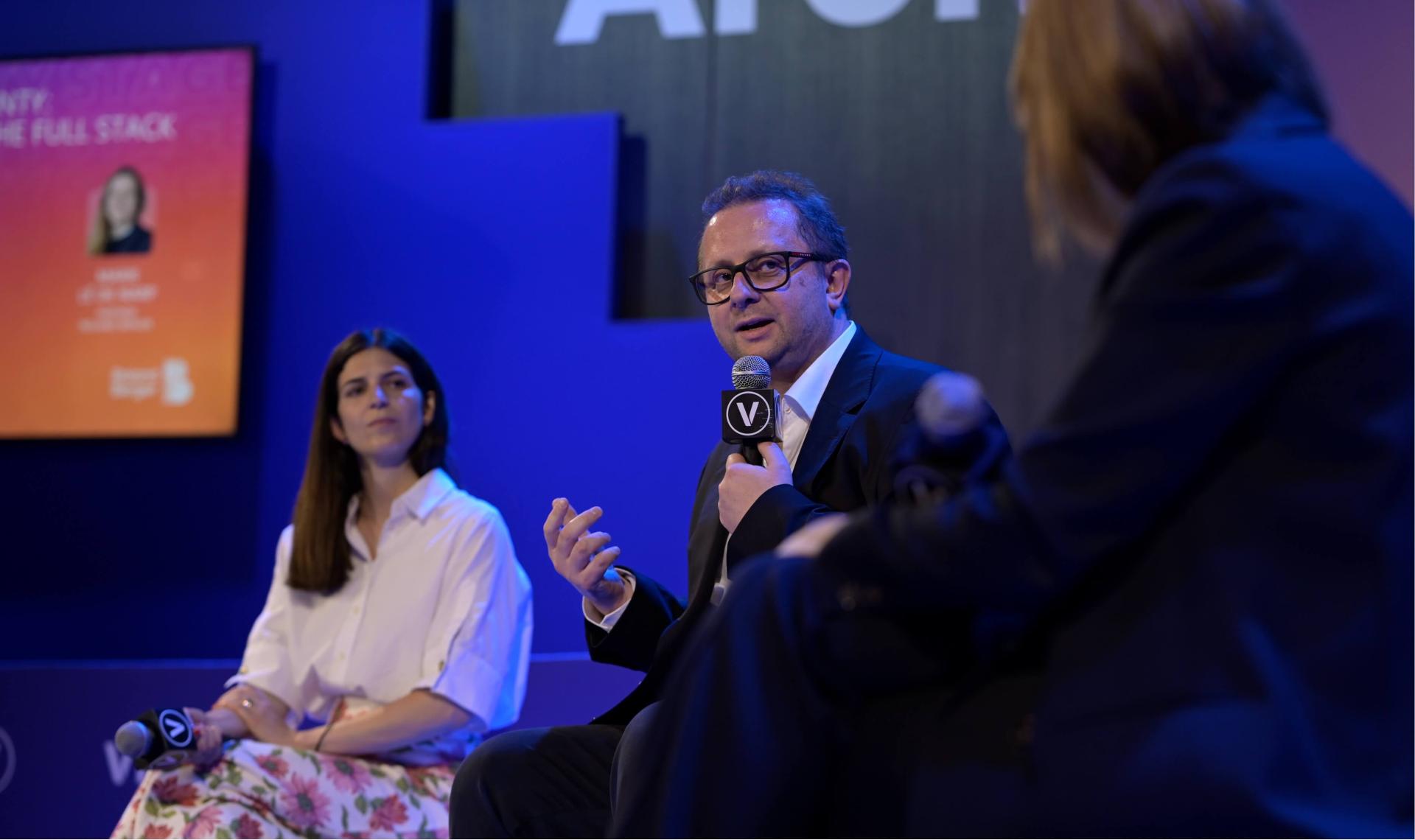 Octave Klaba sur la scène de Vivatech