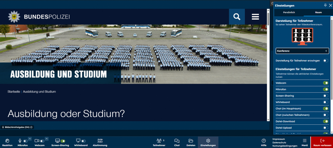 Bundespolizei Visavid